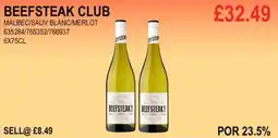 Bestway BEEFSTEAK CLUB MALBEC/SAUV BLANC/MERLOT offer