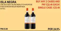 Bestway ISLA NEGRA CAB SAUV/SAUV BLANC/MERLOT/CHARD/ROSE offer