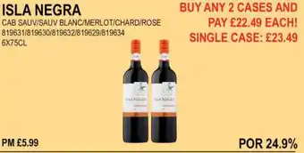 Bestway ISLA NEGRA CAB SAUV/SAUV BLANC/MERLOT/CHARD/ROSE offer