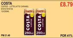 Bestway COSTA COFFEE-LATTE/LATTE CARAMEL offer