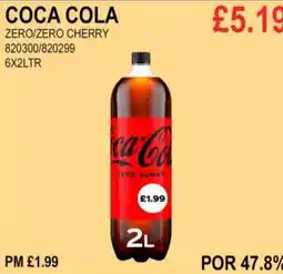 Bestway COCA COLA ZERO/ZERO CHERRY offer