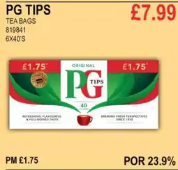 Bestway PG TIPS TEA BAGS offer