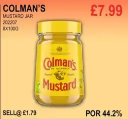 Bestway COLMAN'S MUSTARD JAR offer