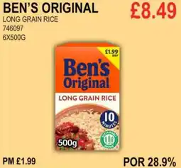 Bestway BEN'S ORIGINAL LONG GRAIN RICE offer