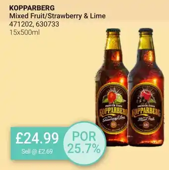 Bestway KOPPARBERG Mixed Fruit/Strawberry & Lime offer