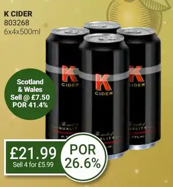 Bestway K CIDER offer