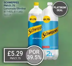 Bestway SCHWEPPES Lemonade/Slimline offer