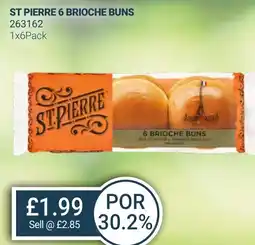 Bestway ST PIERRE 6 BRIOCHE BUNS offer