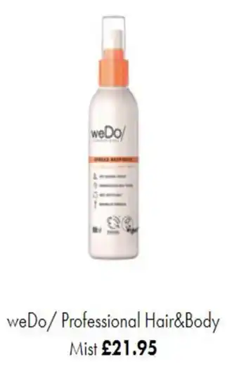 GHD weDo/ Professional Hair & Body Mist offer