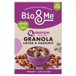 Morrisons Bio & Me Cocoa & Hazelnut Protein Boosted Granola offer