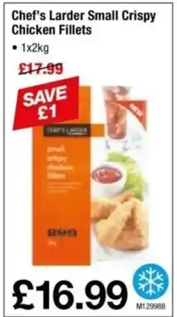 Makro Chef's Larder Small Crispy Chicken Fillets offer