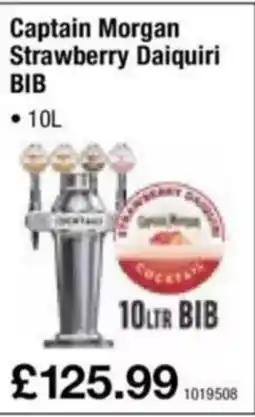 Makro Captain Morgan Strawberry Daiquiri BIB 10L offer