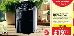 Lidl SILVERCREST KITCHEN TOOLS 1000W Air Fryer offer
