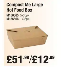 Makro Compost Me Large Hot Food Box offer