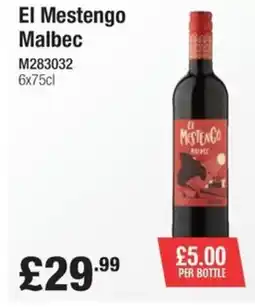Makro El Mestengo Malbec offer