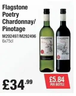 Makro Flagstone Poetry Chardonnay/ Pinotage offer