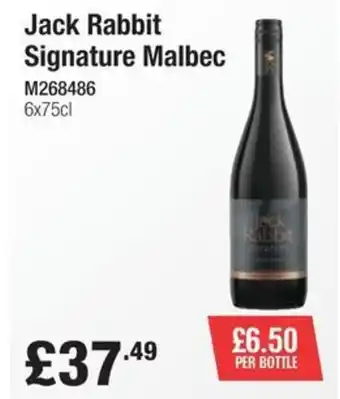 Makro Jack Rabbit Signature Malbec offer