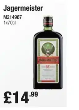 Makro Jagermeister offer