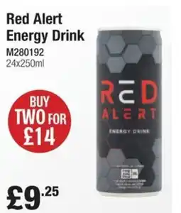 Makro Red Alert Energy Drink offer
