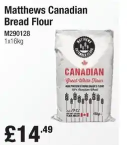 Makro Matthews Canadian Bread Flour offer