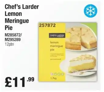Makro Chef's Larder Lemon Meringue Pie offer