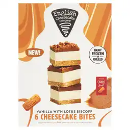 Morrisons English Cheesecake Company Lotus Biscoff Cheesecake Bites offer