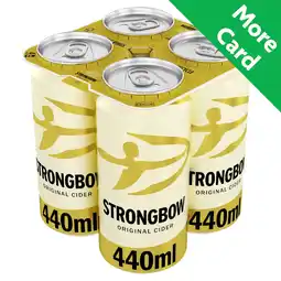 Morrisons Strongbow Original Cider Cans offer