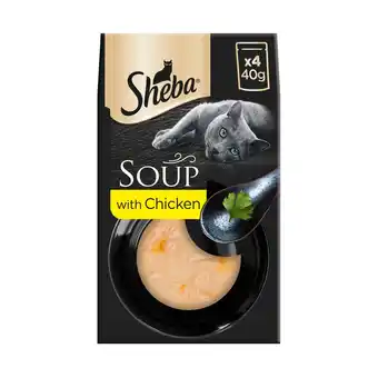 Morrisons Sheba Classics Soup Adult Wet Cat Food Pouches with Chicken Fillets offer