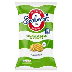 Morrisons Seabrook Cream Cheese & Chives offer