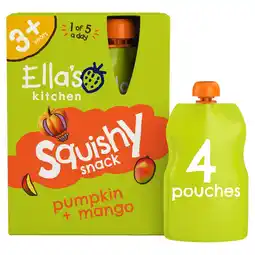 Morrisons Ellas Kitchen Pumpkin & Mango Squishy Snack offer