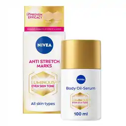 Morrisons NIVEA Luminous 630 Anti-Stretch Mark Body Oil-Serum offer