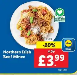 Lidl Northern Irish Beef Mince offer