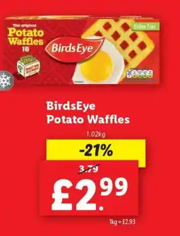 Lidl BirdsEye Potato Waffles offer