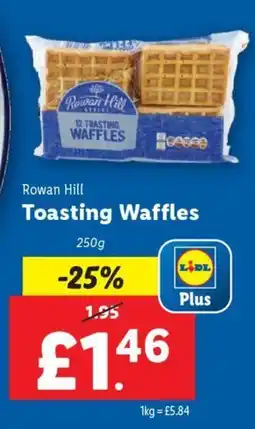 Lidl Rowan Hill Toasting Waffles offer