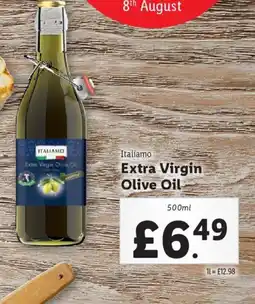 Lidl Italiamo Extra Virgin Olive Oil offer