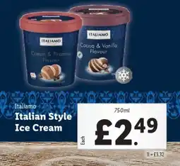 Lidl Italiamo Italian Style Ice Cream offer