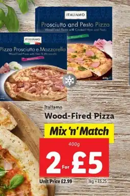 Lidl Italiamo Wood-Fired Pizza offer