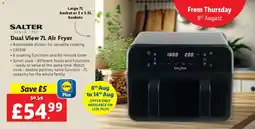 Lidl Dual View 7L Air Fryer offer
