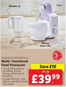 Lidl SILVERCREST KITCHEN TOOLS Multi-Functional Food Processor offer