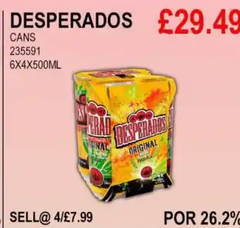 Bestway DESPERADOS CANS offer