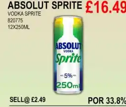 Bestway ABSOLUT SPRITE VODKA SPRITE offer