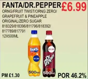 Bestway FANTA/DR. PEPPER offer