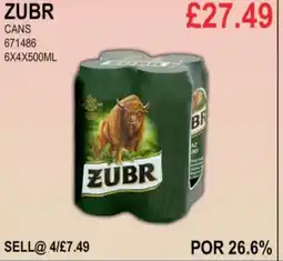 Bestway ZUBR CANS offer