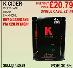 Bestway K CIDER offer