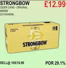 Bestway STRONGBOW CIDER CANS ORIGINAL offer