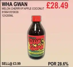 Bestway WHA GWAN MELON CHERRY/P'APPLE COCONUT offer