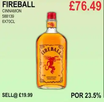 Bestway FIREBALL CINNAMON offer