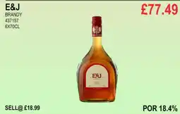 Bestway E&J BRANDY offer