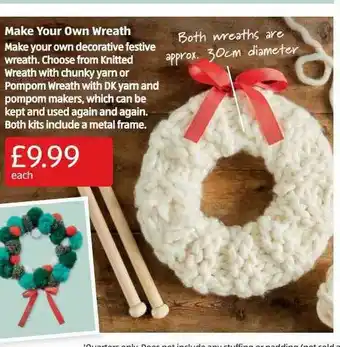 Aldi Make Your Own Wreath offer