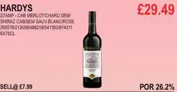 Bestway HARDYS STAMP-CAB MERLOT/CHARD SEM/ SHIRAZ CAB/SEM SAUV BLANC/ROSE offer